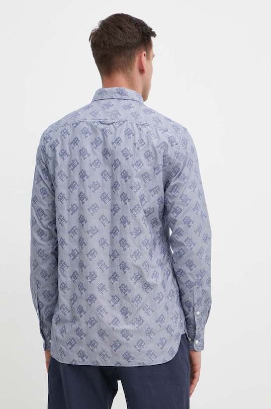 Oblečení Bavlněná košile Tommy Hilfiger MW0MW34557 námořnická modř