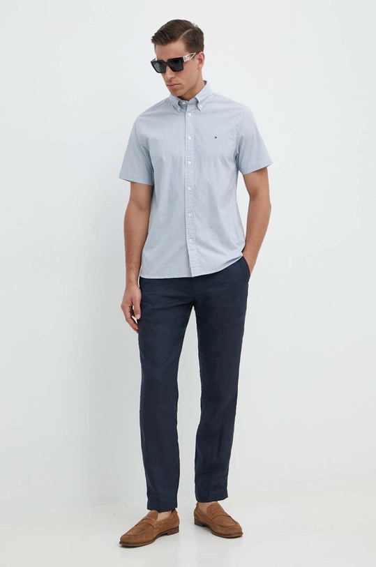 Ρούχα Πουκάμισο Tommy Hilfiger MW0MW36139 μπλε