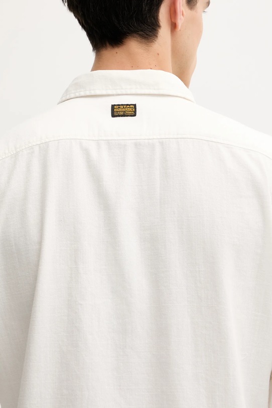G-Star Raw koszula bawełniana D24963.D454 biały