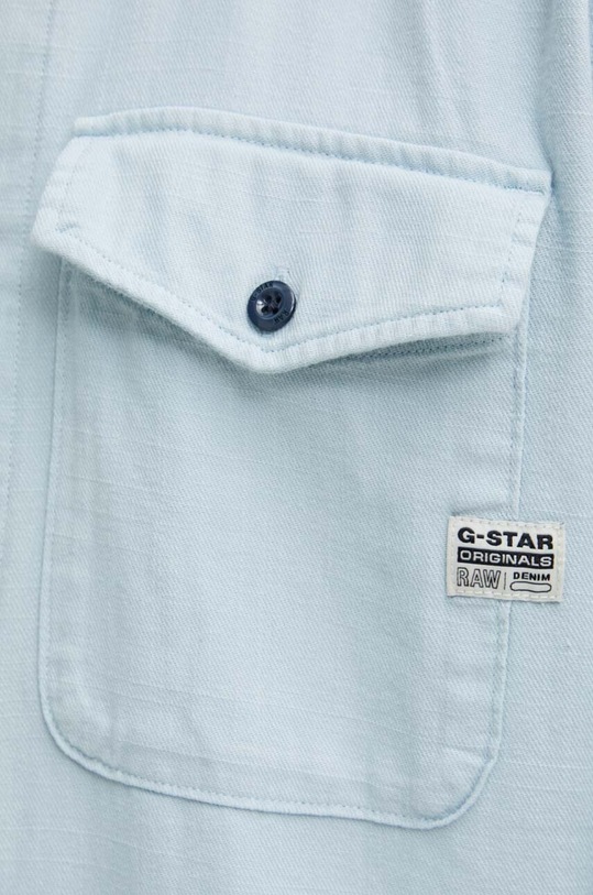 G-Star cămașă din bumbac D24963.D454 albastru