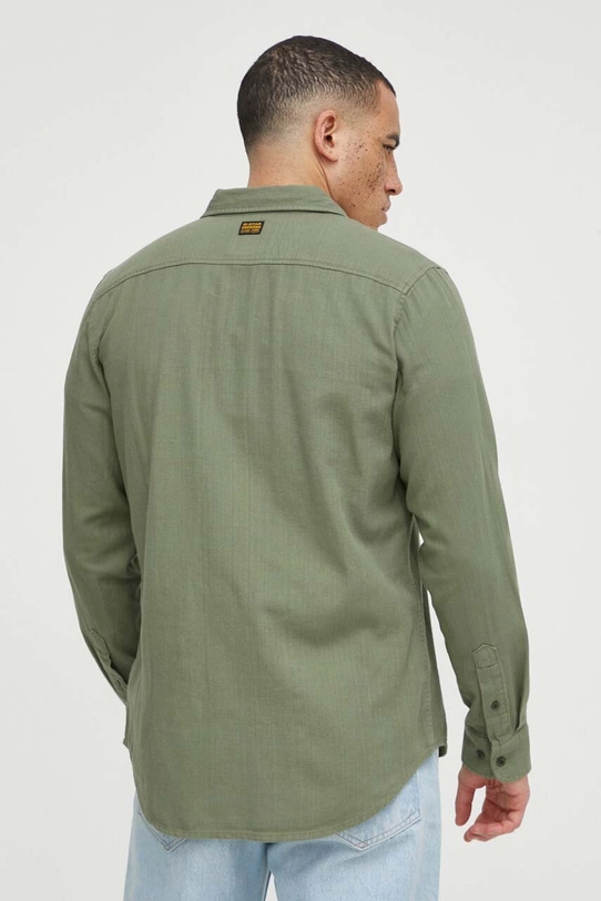 Îmbrăcăminte G-Star Raw camasa din bumbac D24963.D454 verde