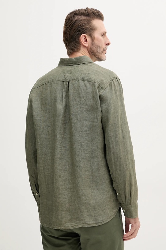 Oblečenie Ľanová košeľa Tommy Hilfiger MW0MW34602 zelená