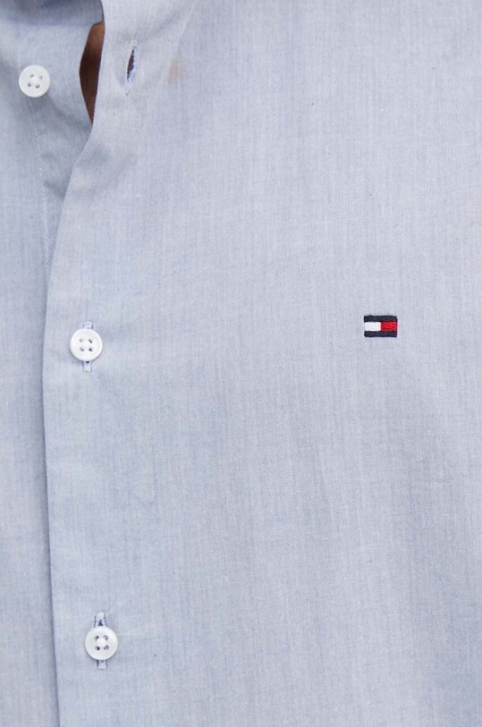 Хлопковая рубашка Tommy Hilfiger MW0MW34630 тёмно-синий
