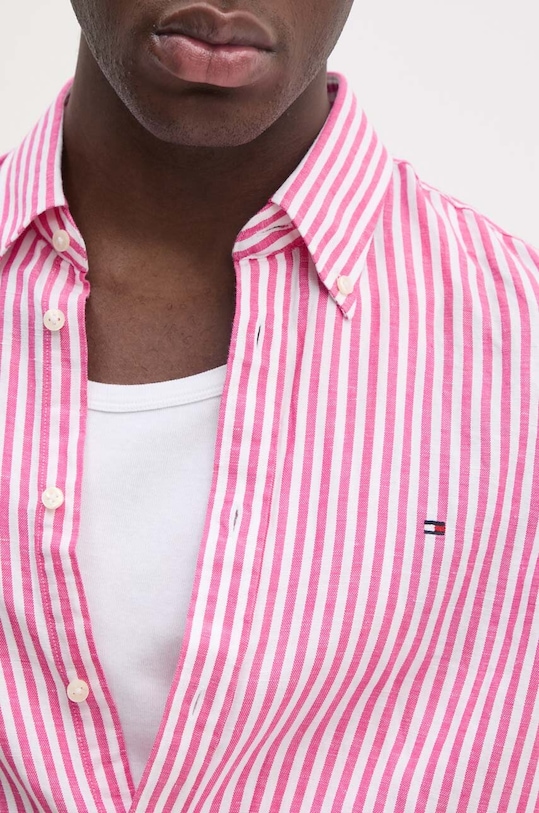 Tommy Hilfiger koszula MW0MW34633 różowy