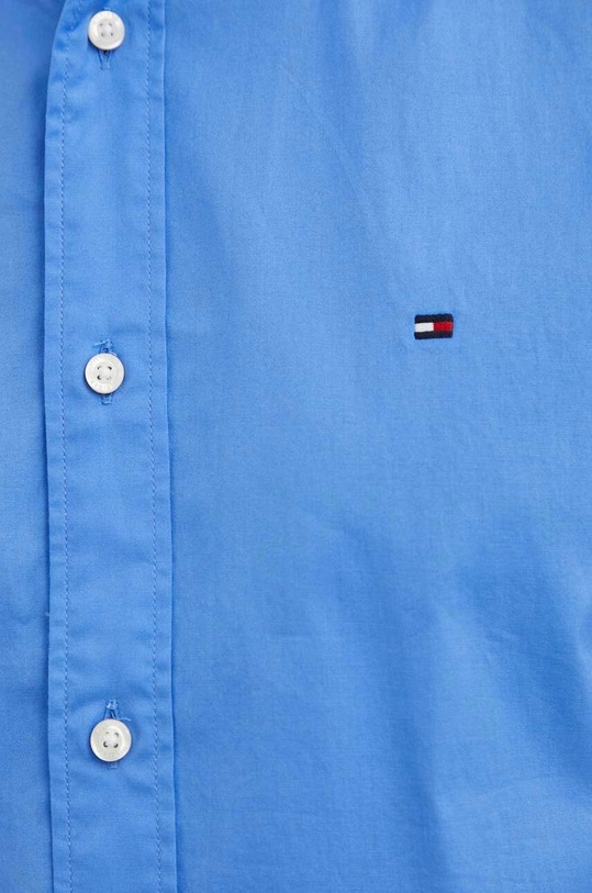 Βαμβακερό πουκάμισο Tommy Hilfiger MW0MW35275 μπλε SS24