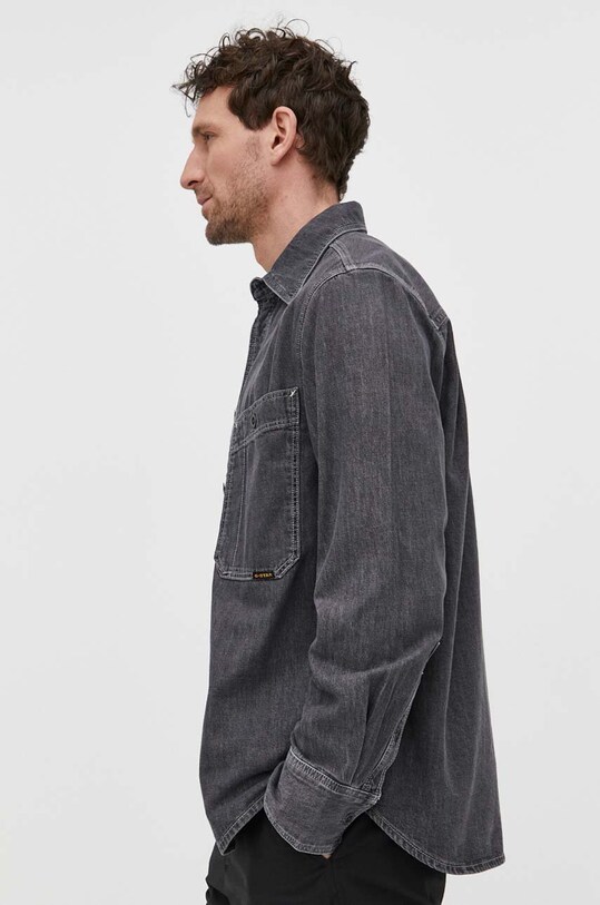 G-Star cămașă din denim gri D23009.D540