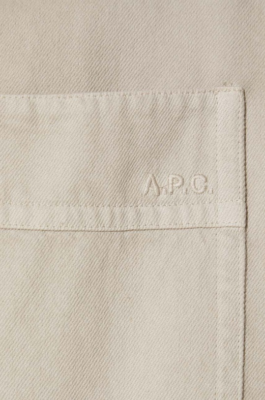 A.P.C. cotton shirt Surchemise Basile Brodee Poitrine COFCN.H02918.BAE