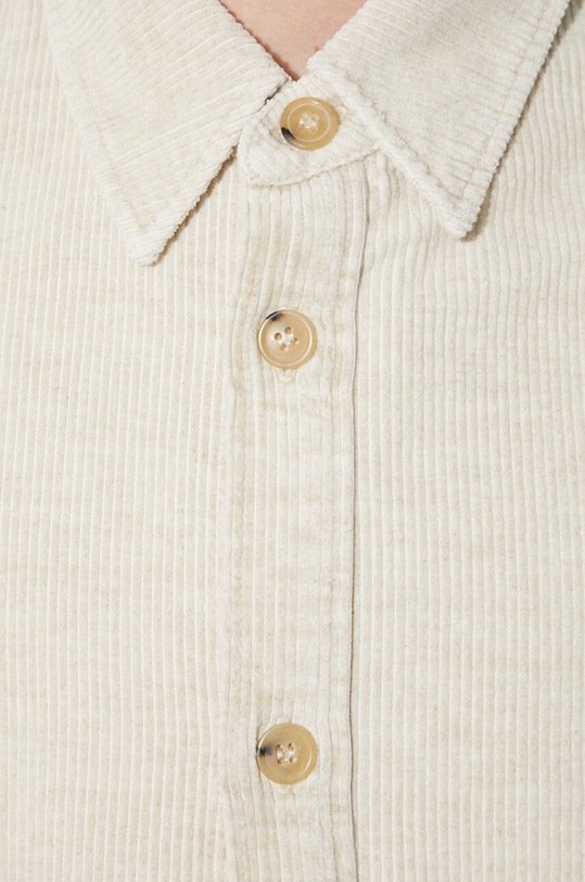 A.P.C. linen blend shirt Surchemise Bobby Logo COGVV.H02884.AAD beige