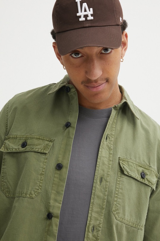 Бавовняна сорочка Superdry casual зелений M4010799A.ZTV