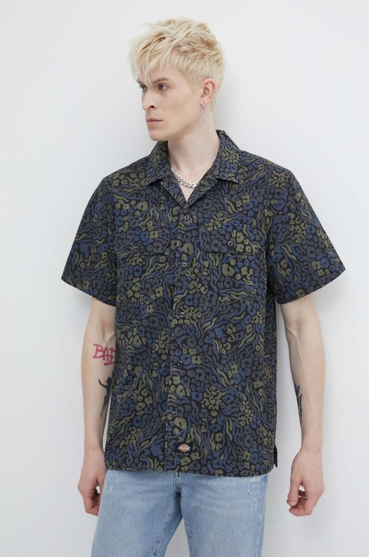 Bavlněná košile Dickies SALTVILLE SHIRT SS regular vícebarevná DK0A4YS3