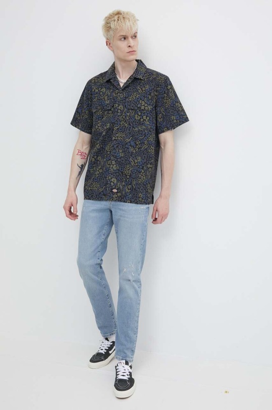 Bavlněná košile Dickies SALTVILLE SHIRT SS DK0A4YS3 vícebarevná SS24