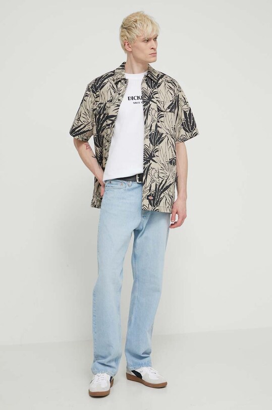 Košile Dickies MAX MEADOWS SHIRT SS DK0A4YS4 béžová SS24