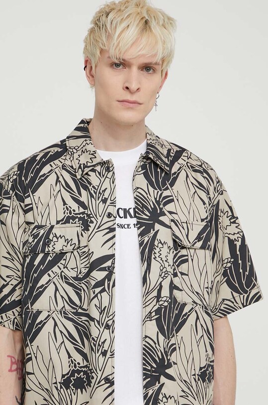 Košile Dickies MAX MEADOWS SHIRT SS béžová DK0A4YS4