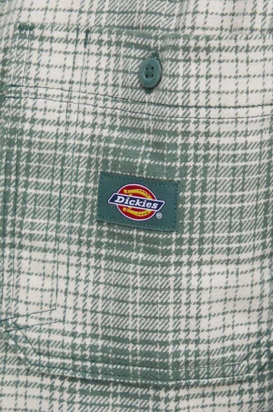 Dickies koszula bawełniana EVANSVILLE LS DK0A4XGT zielony