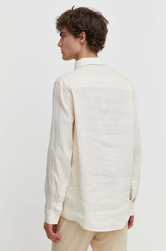 Oblečenie Ľanová košeľa Drykorn RAMIS 47350.126004 béžová