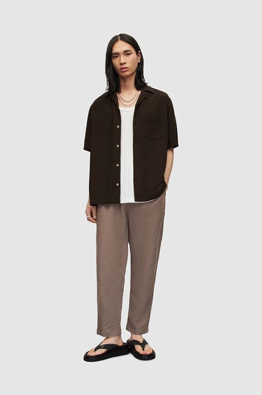 Рубашка AllSaints CUDI MS129Y чёрный