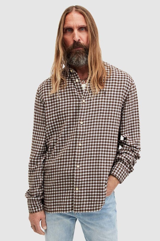 Одяг Бавовняна сорочка AllSaints WAYANDA MS526Z барвистий