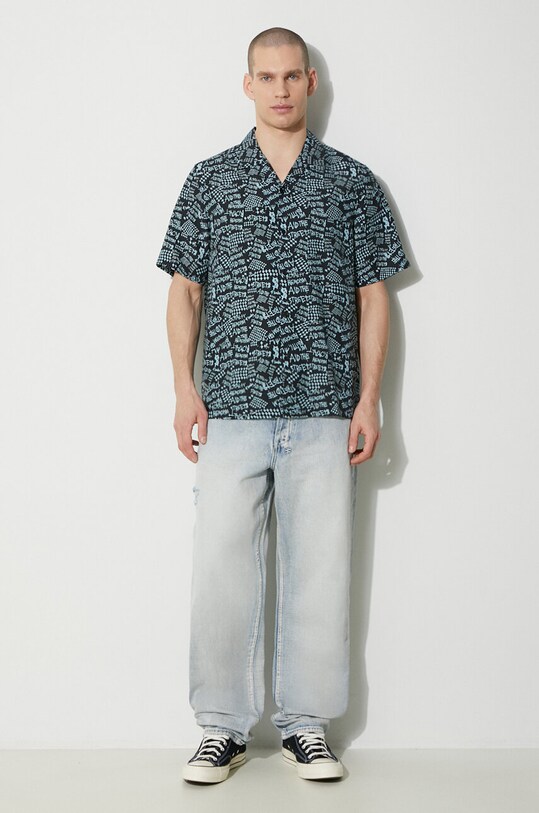 Рубашка KSUBI heroism ss shirt MPS24SH013 чёрный SS24