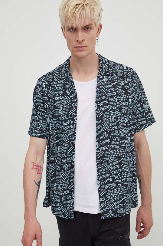 KSUBI cămașă heroism ss shirt negru MPS24SH013