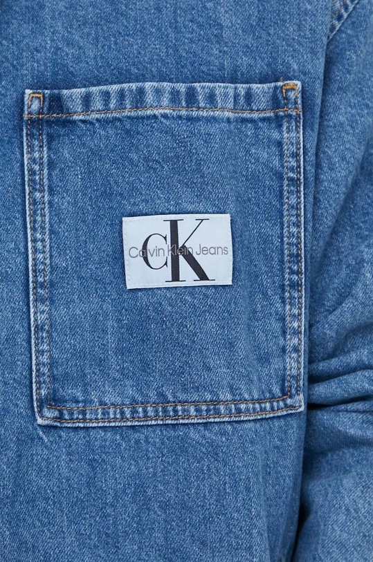 Calvin Klein Jeans kurtka jeansowa J30J324865 niebieski
