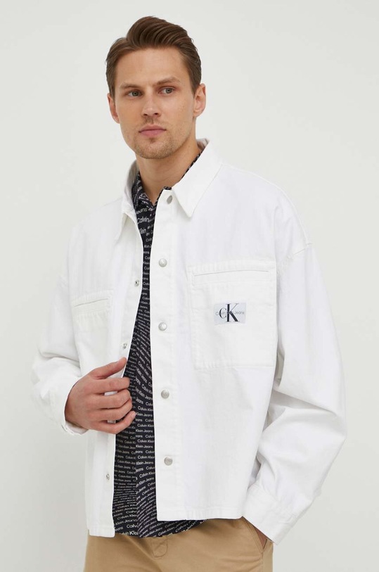 Одяг Джинсова куртка Calvin Klein Jeans J30J324869 білий