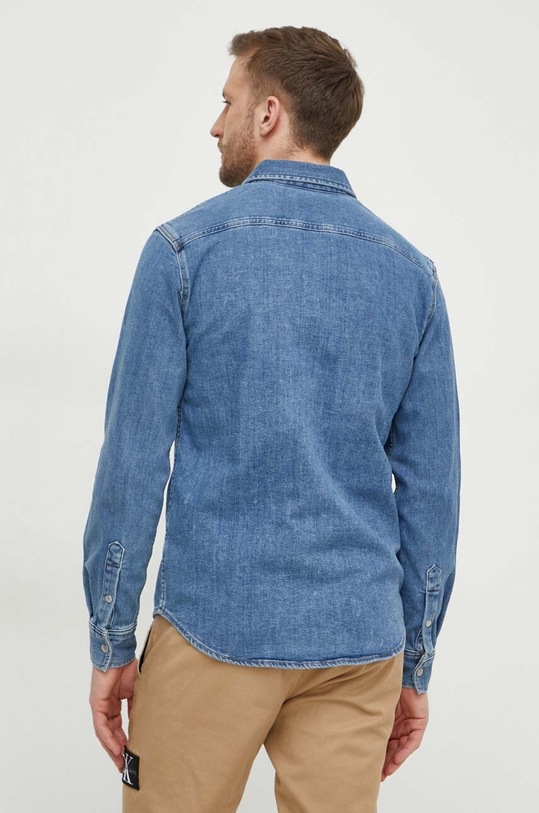 Oblečenie Rifľová košeľa Calvin Klein Jeans J30J324885 modrá