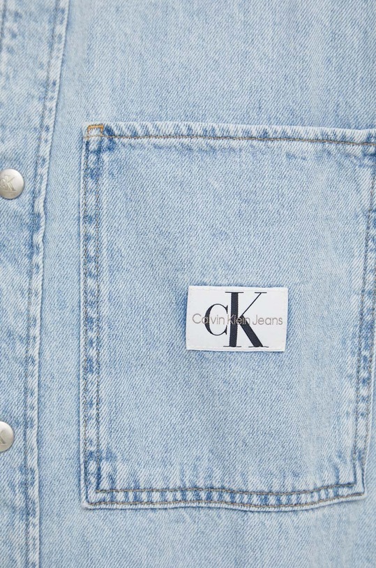Calvin Klein Jeans koszula jeansowa J30J324894 niebieski