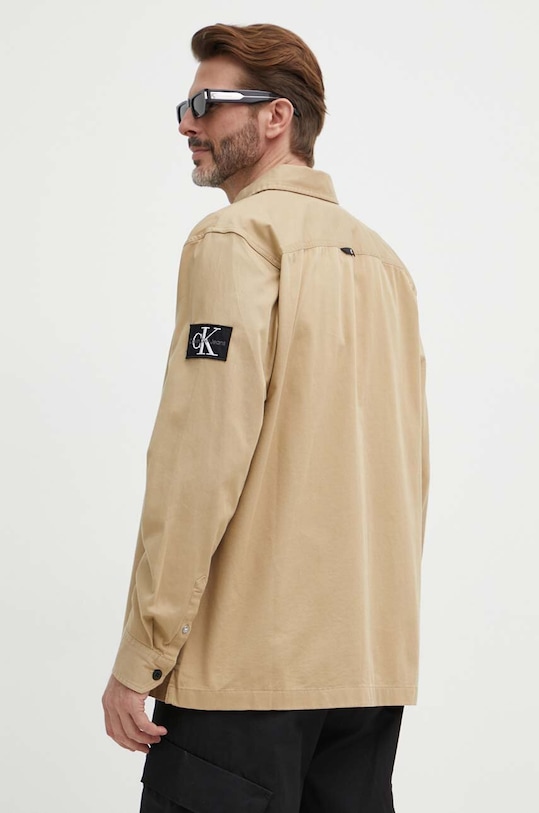 Calvin Klein Jeans koszula beżowy J30J325176