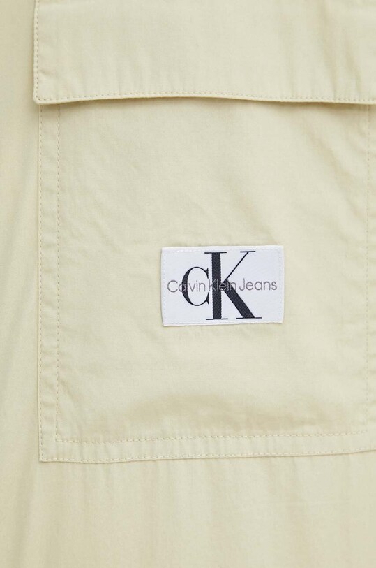 Бавовняна сорочка Calvin Klein Jeans J30J325249 зелений