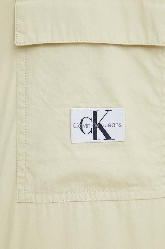 Хлопковая рубашка Calvin Klein Jeans J30J325249 зелёный