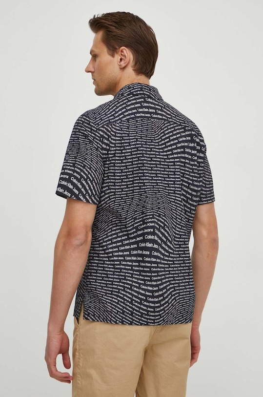 Odzież Calvin Klein Jeans koszula bawełniana J30J325938 czarny