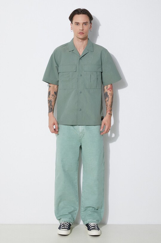 Carhartt WIP shirt S/S Evers Shirt I033022.1YFXX green SS24