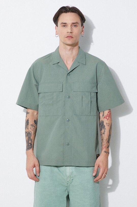 Carhartt WIP shirt S/S Evers Shirt green I033022.1YFXX
