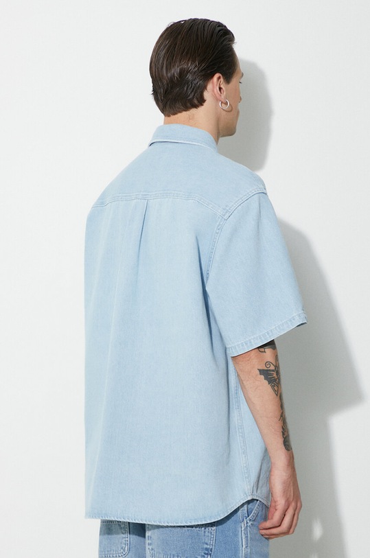 Clothing Carhartt WIP denim shirt S/S Ody Shirt I033347.112 blue