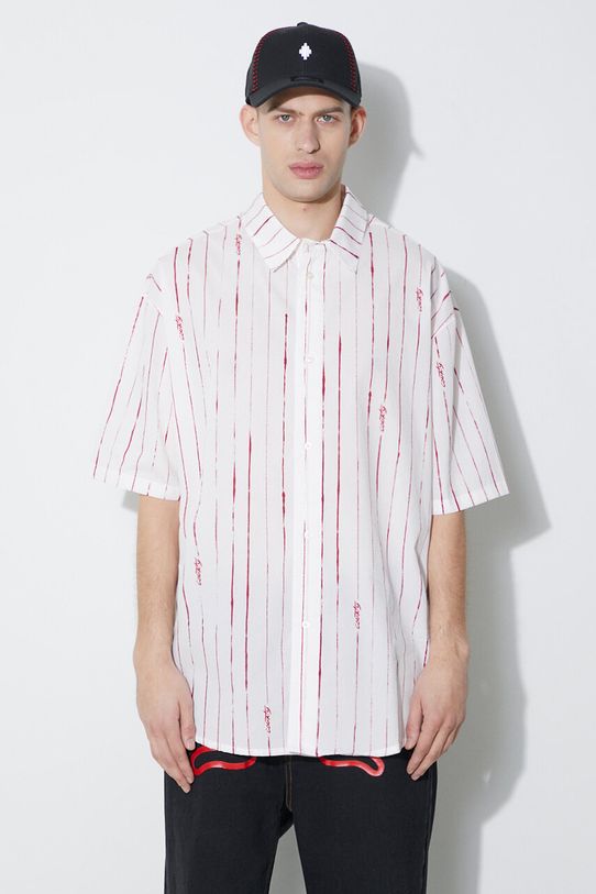 Marcelo Burlon cămașă din bumbac County Pinstripes Over Shirt
