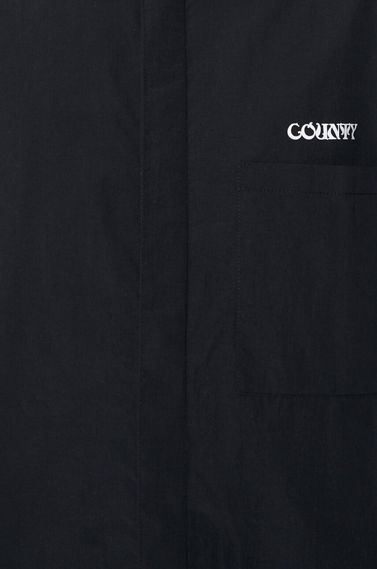 Рубашка Marcelo Burlon Logo Nylon Over Shirt CMGG005S24FAB0011001