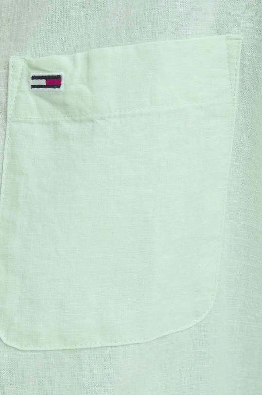 Tommy Jeans koszula z domieszką lnu DM0DM18962