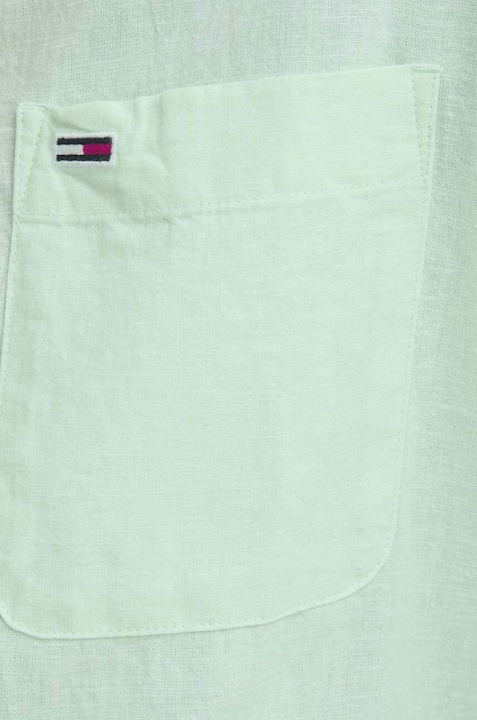 Tommy Jeans koszula z domieszką lnu DM0DM18962