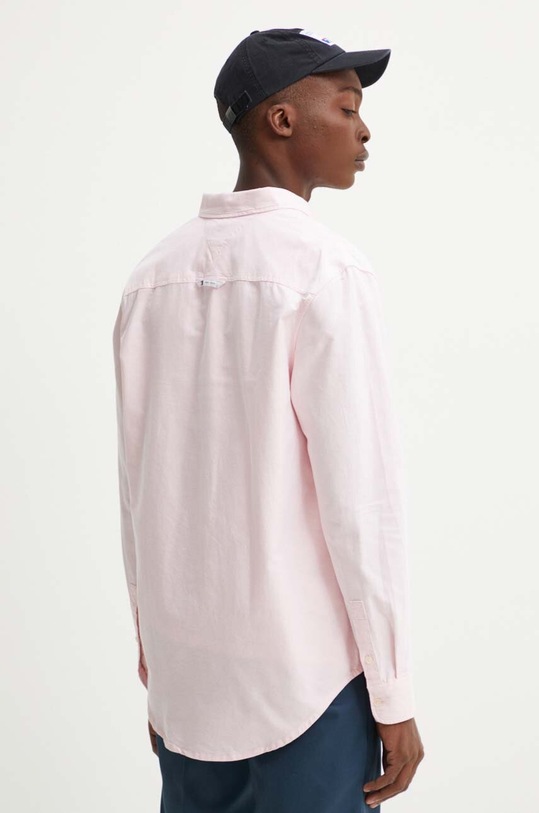 Одежда Хлопковая рубашка Tommy Jeans DM0DM19134 розовый