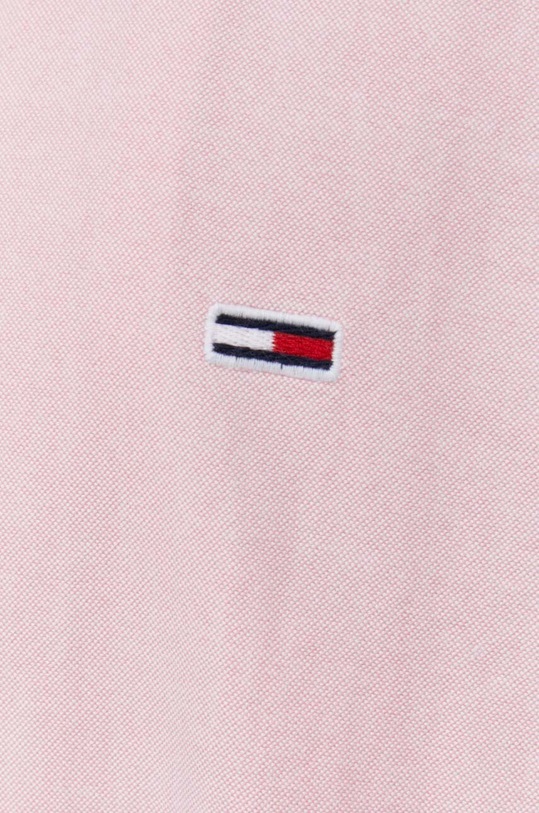 Tommy Jeans koszula bawełniana DM0DM19134 różowy AW24
