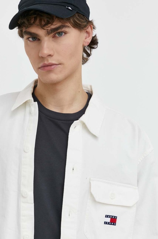 Tommy Jeans koszula jeansowa DM0DM18331 biały