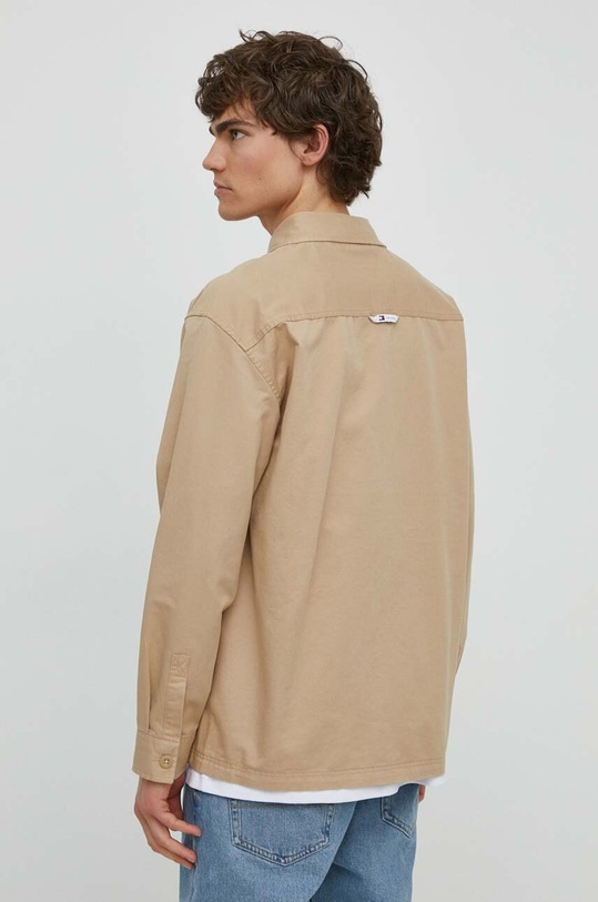 Oblečenie Rifľová košeľa Tommy Jeans DM0DM18331 béžová