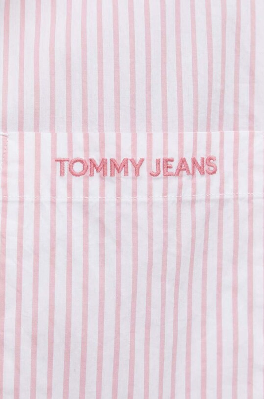 Tommy Jeans cămașă din bumbac DM0DM18956 roz