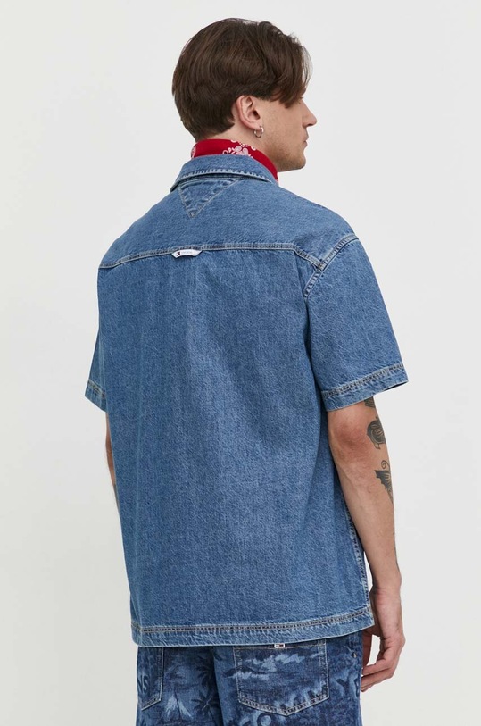 Τζιν πουκάμισο Tommy Jeans DM0DM18957 μπλε