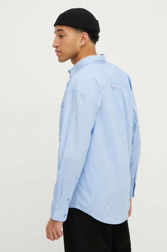 Oblečení Bavlněná košile Tommy Jeans DM0DM18959 modrá