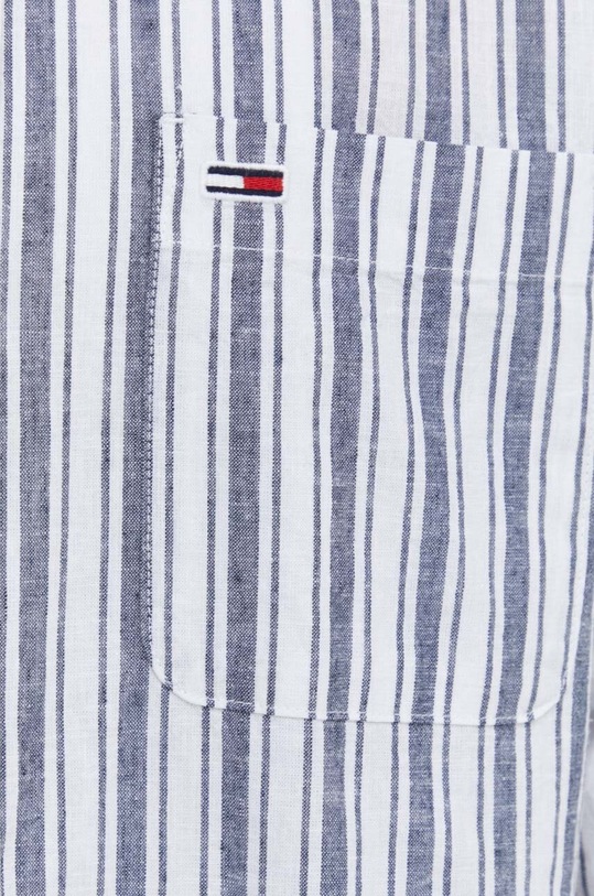Tommy Jeans koszula z domieszką lnu DM0DM18960 biały SS24