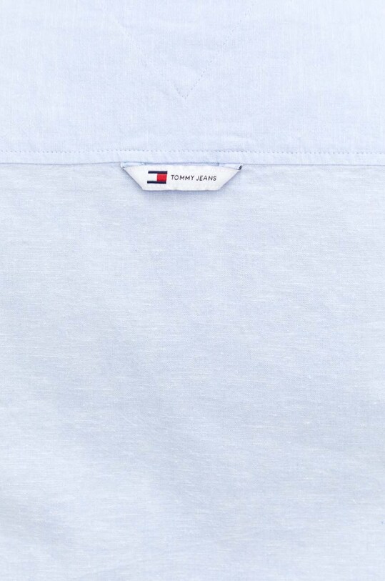 Рубашка с примесью льна Tommy Jeans DM0DM18963
