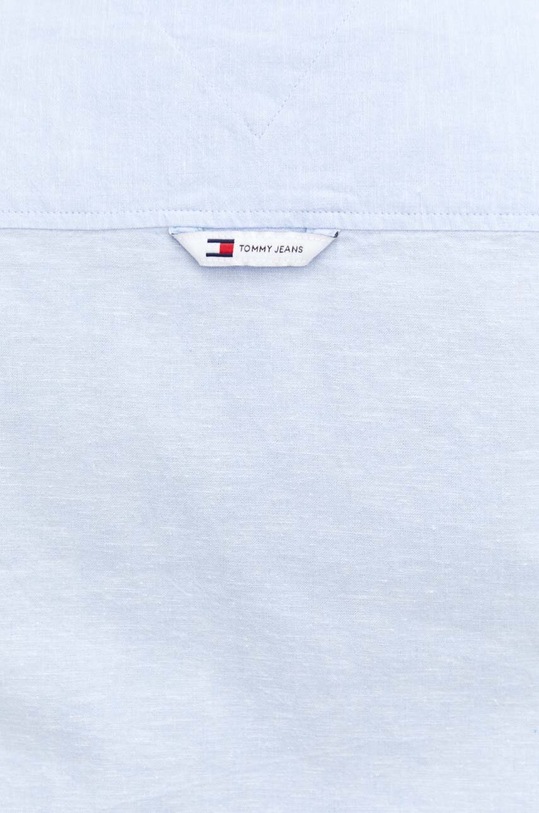 Tommy Jeans koszula z domieszką lnu DM0DM18963