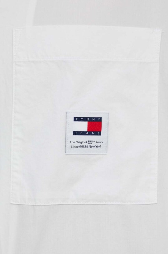 Tommy Jeans cămașă din bumbac DM0DM19139 alb