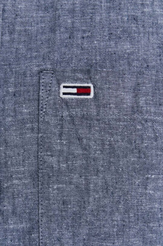 Сорочка з домішкою льону Tommy Jeans DM0DM18964 сірий SS24